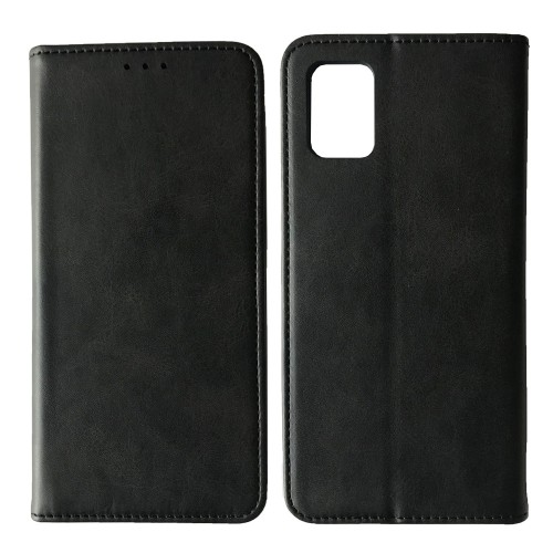 Книжка Black TPU Magnet для Samsung A51/M40s Чорна-0