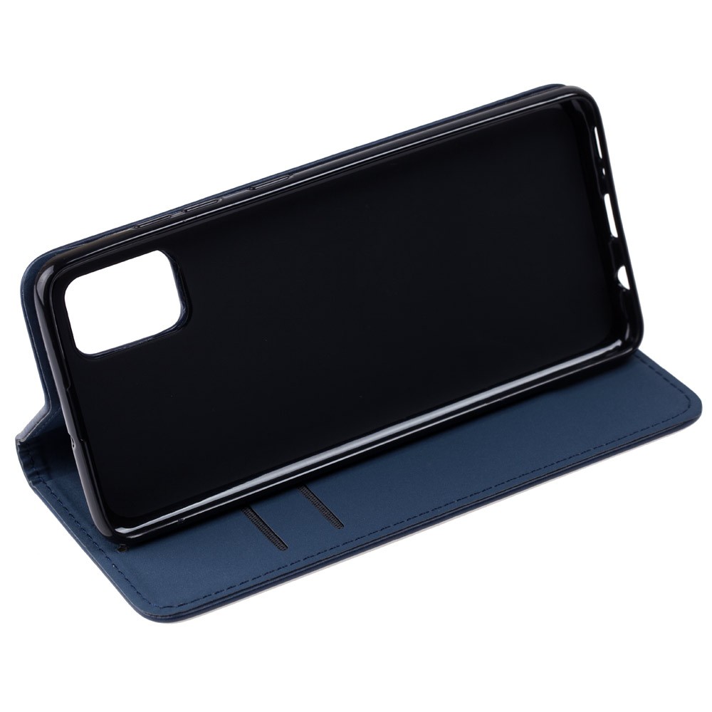 Книжка Black TPU Magnet для Samsung A32 4G Синя-2