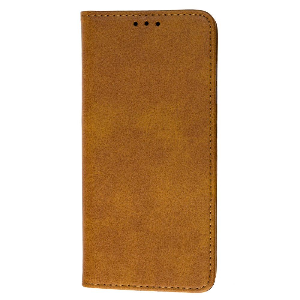 Книжка Black TPU Magnet для Samsung A51/M40s Коричнева-0