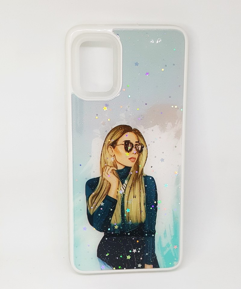 Накладка Mix Art Armor для Samsung A51 Дівчина в окулярах-0