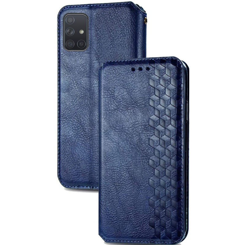Книжка GETMAN Cubic для Samsung A51 синя-1