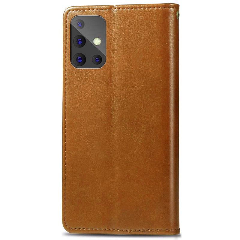 Книжка GETMAN Gallant для Samsung A51 коричнева-1