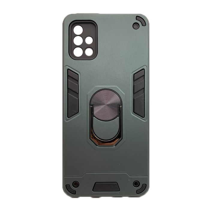 Накладка Armor Magnet Ring case для Samsung A51 зелена-0