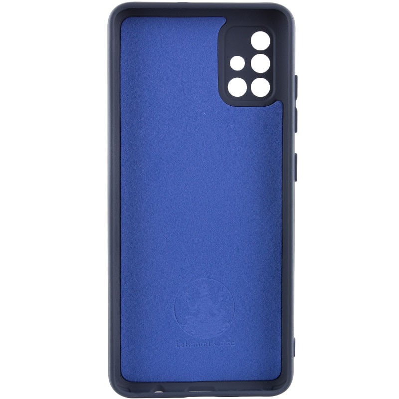 Silicone Cover Full Camera without Logo (A) для Samsung A51 (Midnight blue)-1