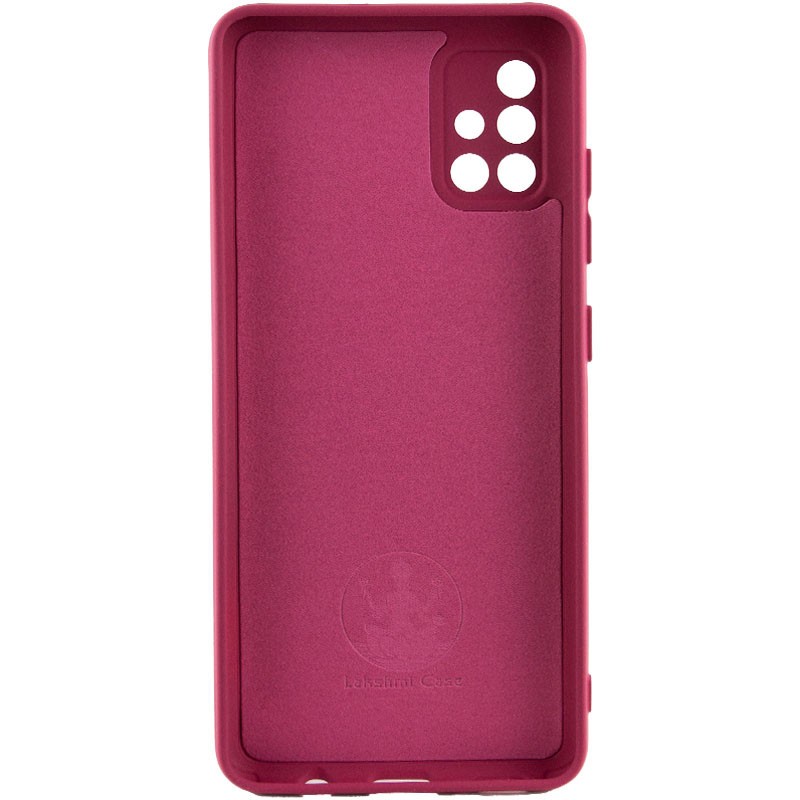 Silicone Cover Full Camera without Logo (A) для Samsung A51 (Marsala)-1