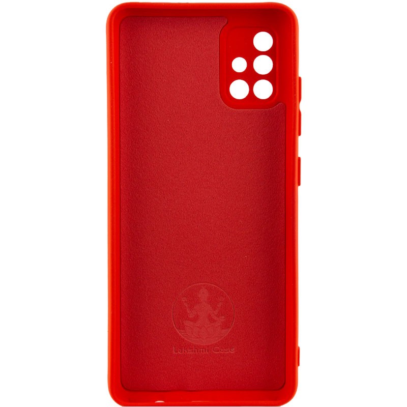 Silicone Cover Full Camera without Logo (A) для Samsung A51 (Red)-1