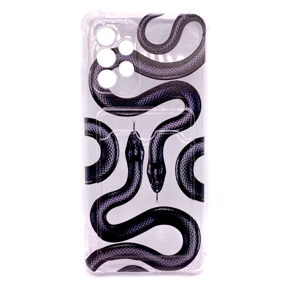 Накладка Space Card Pocket Image для Samsung A32 змії-0