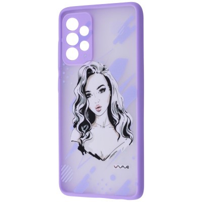 WAVE Cartoon Case Samsung A72 (Kiss me)-0