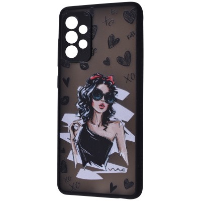 WAVE Cartoon Case Samsung A32 (little black dress)-0
