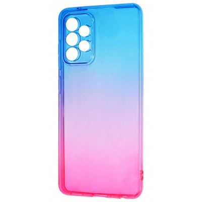 Накладка Gradient Design для Samsung A52 (blue/pink)-0