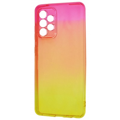 Накладка Gradient Design для Samsung A52 (pink/yellow)-0