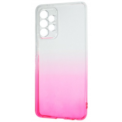 Накладка Gradient Design для Samsung A52 (white/pink)-0