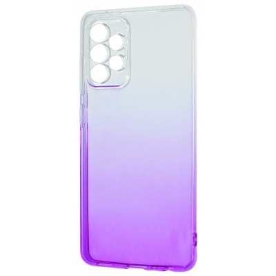 Накладка Gradient Design для Samsung A52 (white/purple)-0