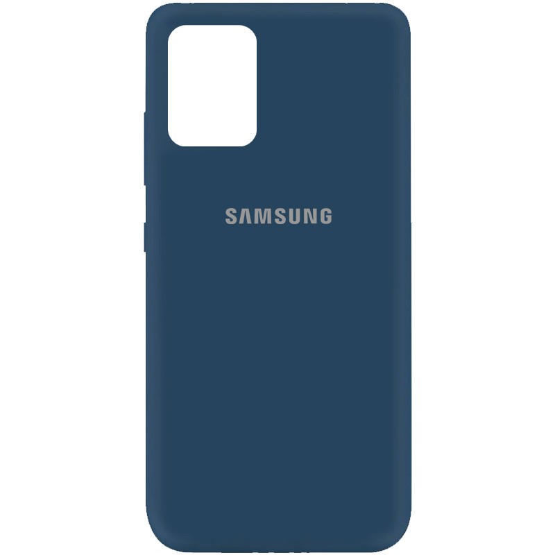 Silicone Cover My Color Full Protective (A) для Samsung A52 4G / A52 5G (Navy Blue)-0