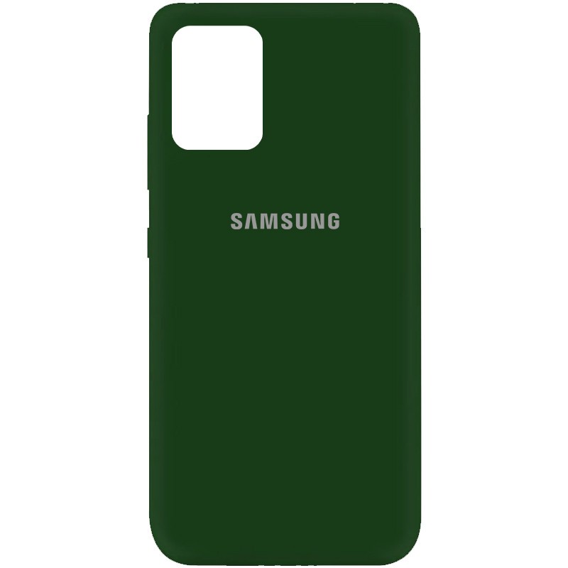 Silicone Cover My Color Full Protective (A) для Samsung A52 4G / A52 5G (Dark green)-0