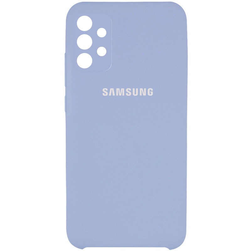 Silicone Cover Full Camera (AAA) для Samsung A52 4G / A52 5G (Lilac Blue)-0
