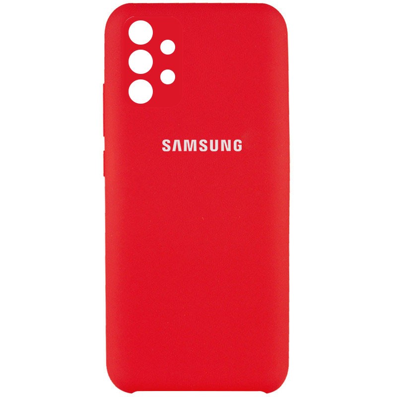 Silicone Cover Full Camera (AAA) для Samsung A72 4G / A72 5G (Red)-0