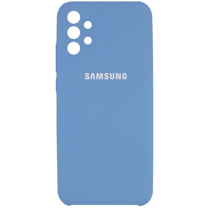 Silicone Cover Full Camera (AAA) для Samsung A52 4G / A52 5G (Denim Blue)-0