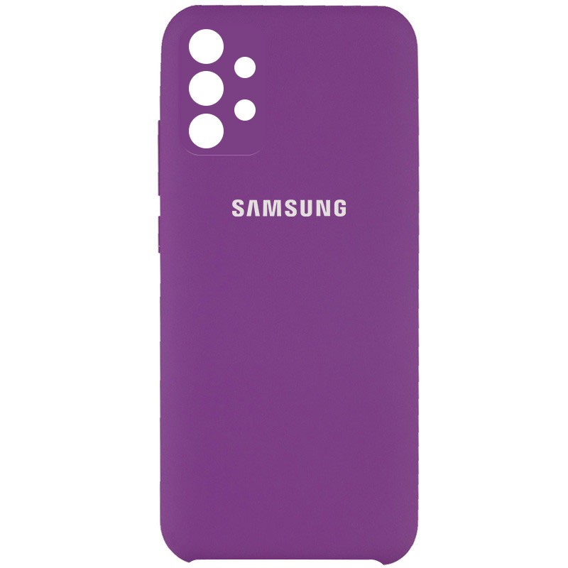 Silicone Cover Full Camera (AAA) для Samsung A52 4G / A52 5G (Grape)-0
