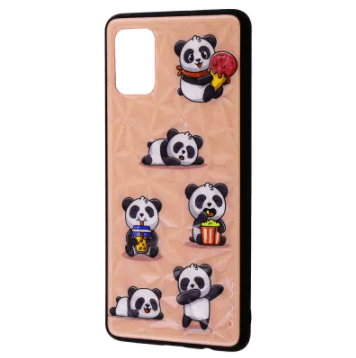 Накладка WAVE Majesty для Samsung A32 (baby panda/light pink)-0