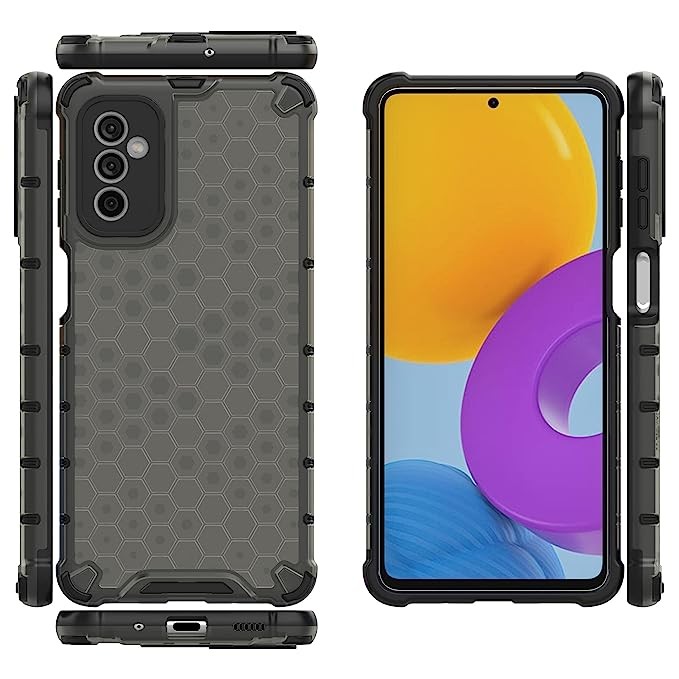 Накладка Honeycomb для Samsung M52 чорна-0
