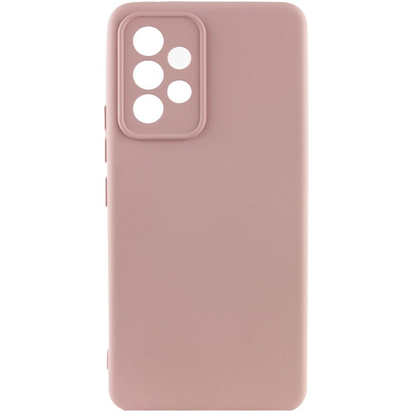 Silicone Cover Full Camera without Logo (A) для Samsung A52 4G (Pink sand)-0