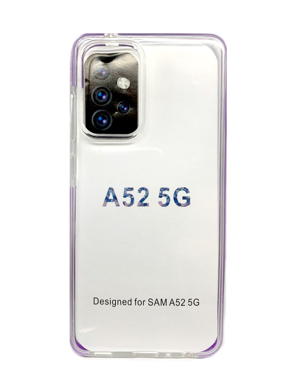 Накладка Weightless rainbow для Samsung A52/A52S (Бузкова)-0
