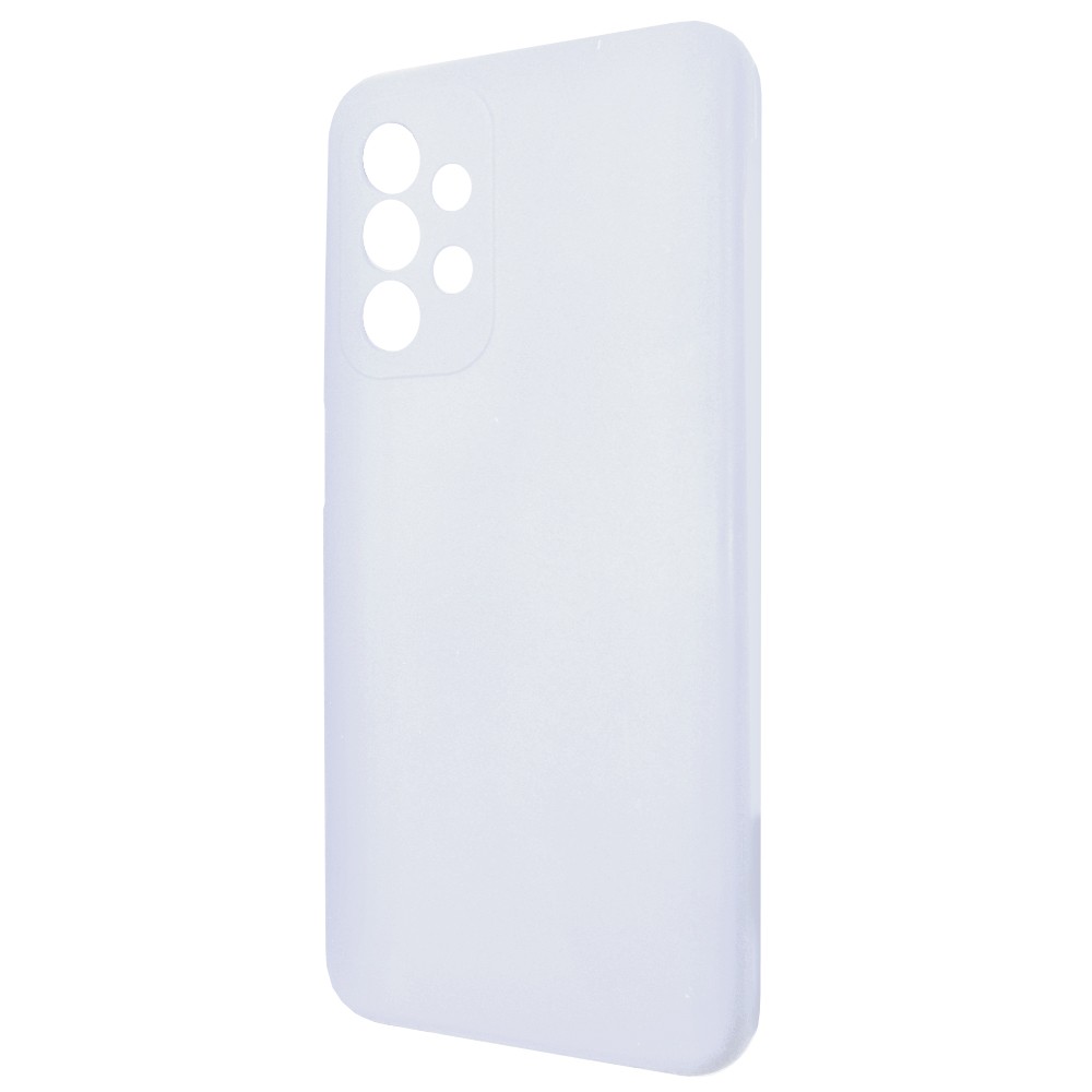 Silicone Cover Full Camera without Logo (A) для Samsung A73  (White)-0