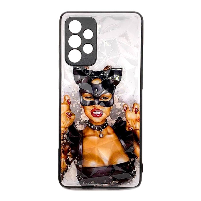 Накладка Ladies для Samsung A52/A52s Жінка-кішка-0