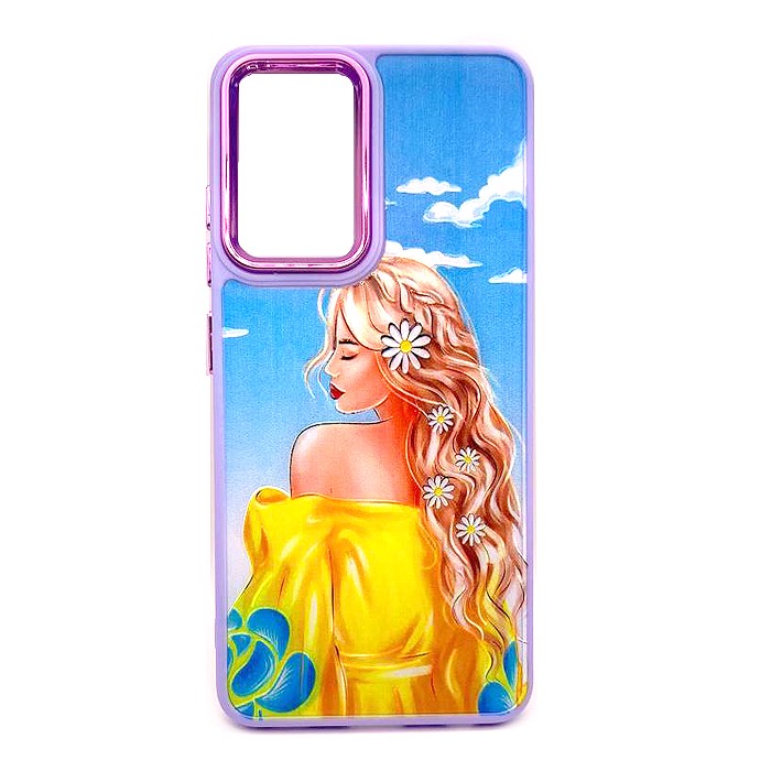Накладка Totu Gingle Print для Samsung A52/A52s Ромашки у волоссі-0