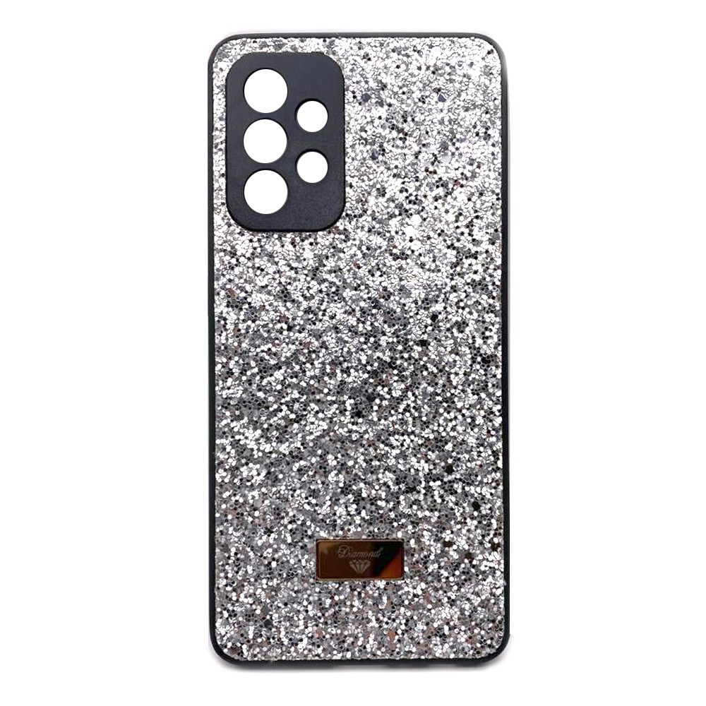 Накладка Bling Grainy Diamond Separate Camera для Samsung A52/A52s (Срібляста)-0
