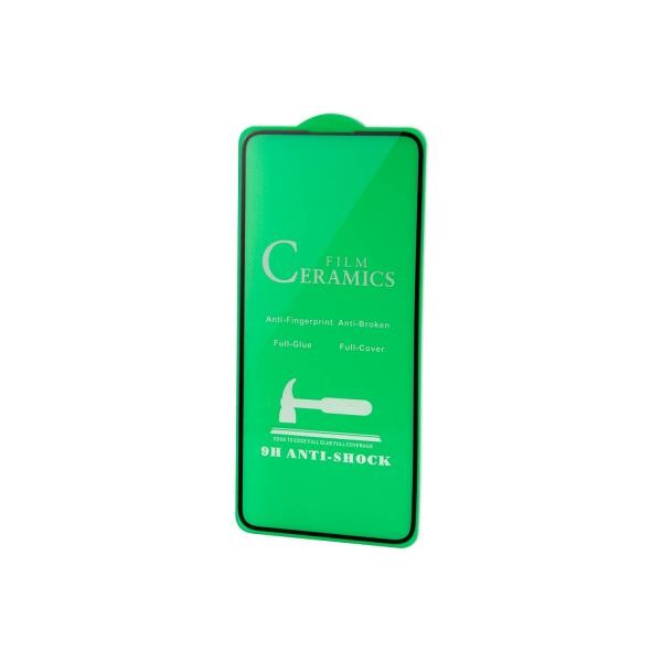 Гнучке скло Ceramic для Samsung A52/A51/A53/S20FE глянцеве з чорною рамкою-0