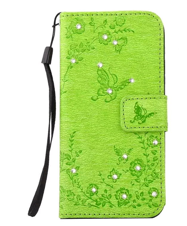 Чохол-книжка Flowers для Samsung A5 (2017) A520 зелена-0