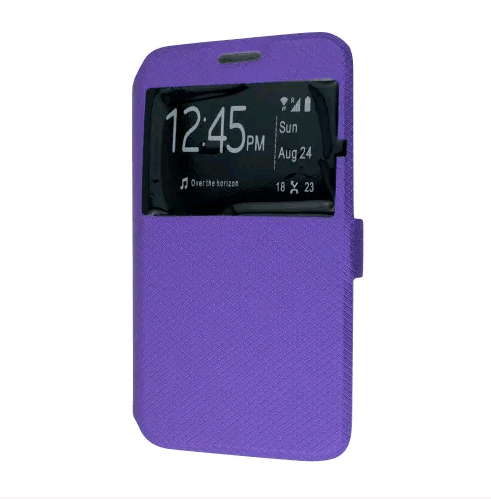 Книжка Modern для Samsung J7 (2017) J730  фіолетова (1 вікно)-0