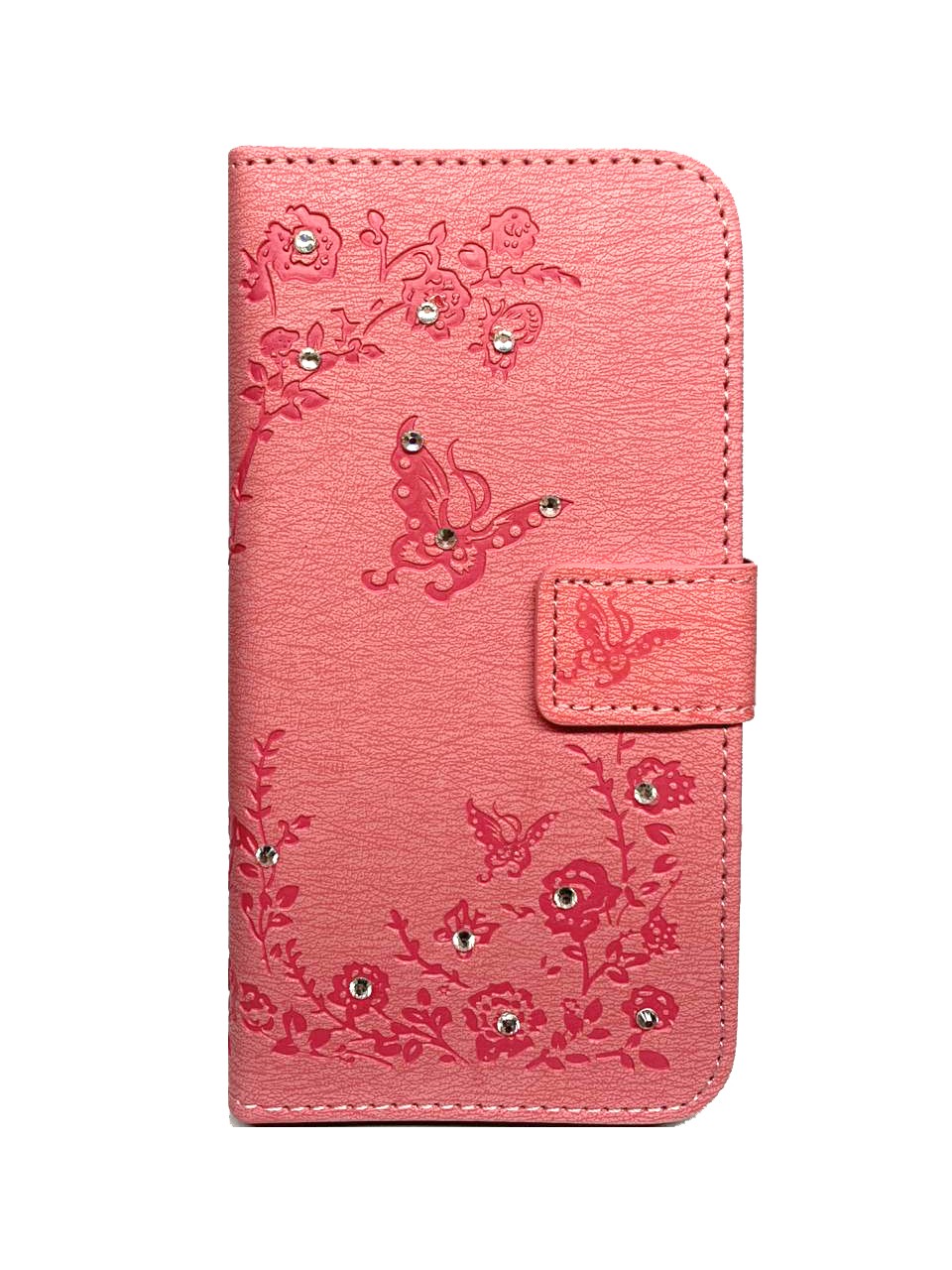 Чохол-книжка Flowers для Samsung A5 (2017) A520 світло-рожева-0