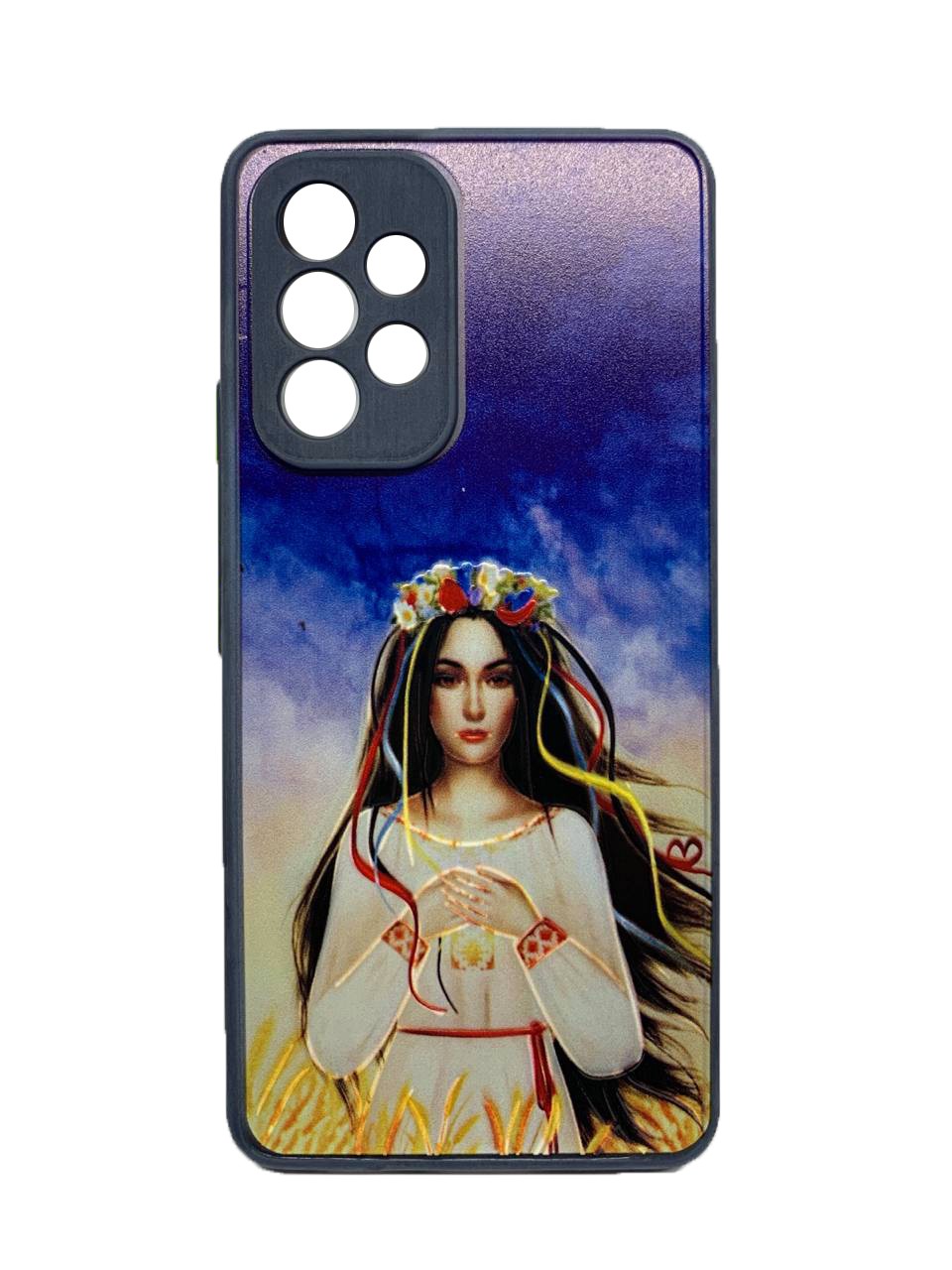 Накладка Totu Gingle Print для Samsung A53 (Дівчина у вишиванці)-0