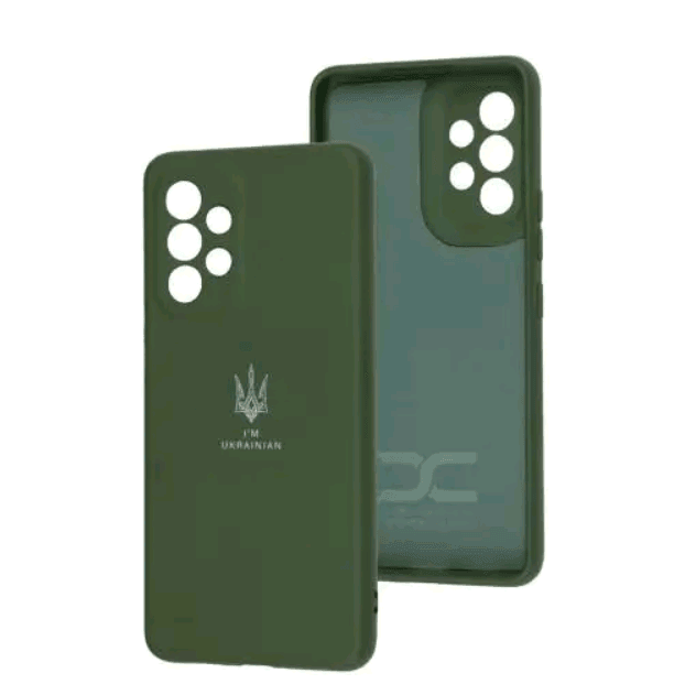 UA Silicone Case Full Protective для Samsung A53 (Army green)-0