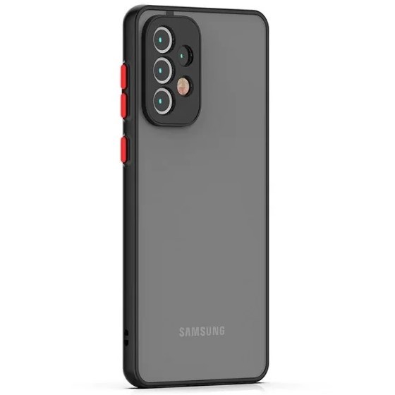 Накладка Totu Gingle Camera для Samsung A53  Black/Red-0