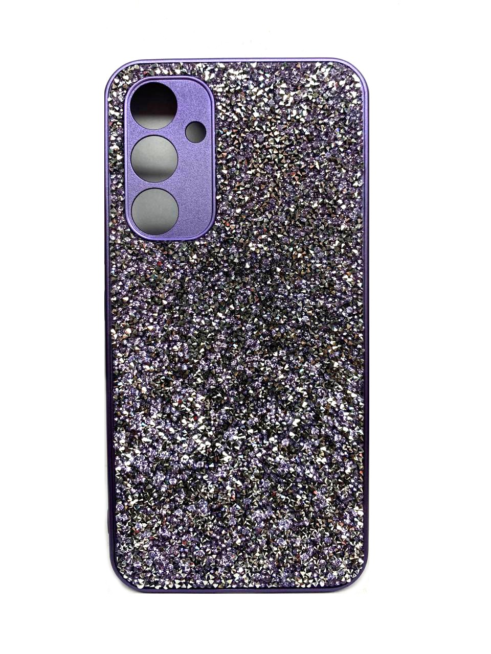 Накладка Grainy Diamonds для Samsung A54 фіолетова-0