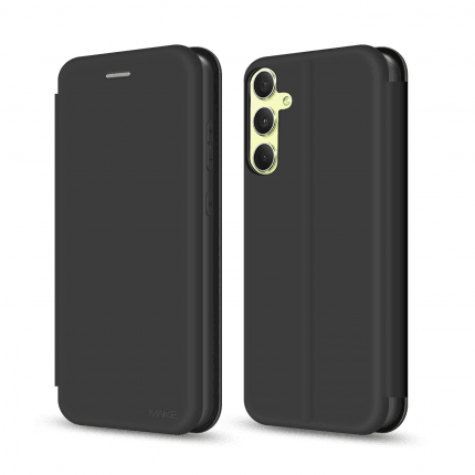 Книжка MAKE для Samsung A54 (Soft-Touch PU) Black-0