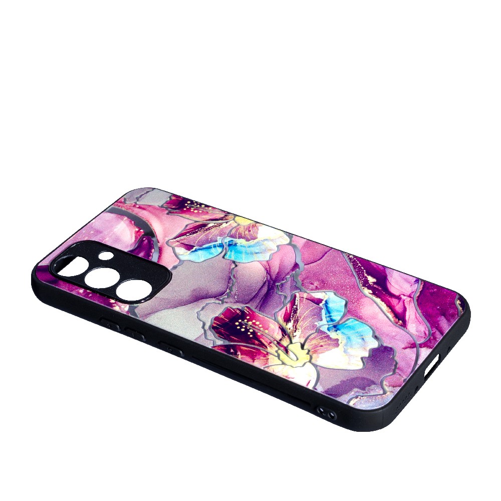 Накладка Marble Ultraviolet для Samsung A54 Dark purple-1