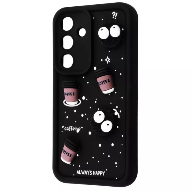 Чохол Pretty Toys для Samsung A56 (Black/Always Happy)-0