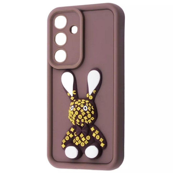 Чохол Pretty Toys для Samsung A56 (Brown/Rabbit)-0
