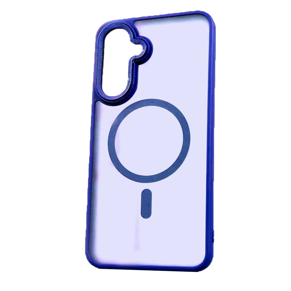 Чохол Matte Corrugated Camera Magnetic для  Samsung  A56 / A36 (Blue)-0