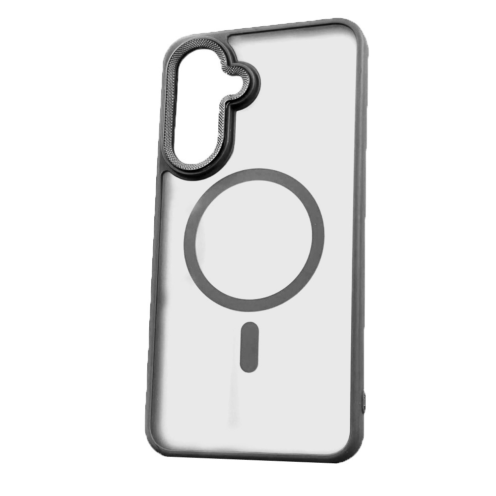 Чохол Matte Corrugated Camera Magnetic  для Samsung A56/ A36 / A37 сірий-0
