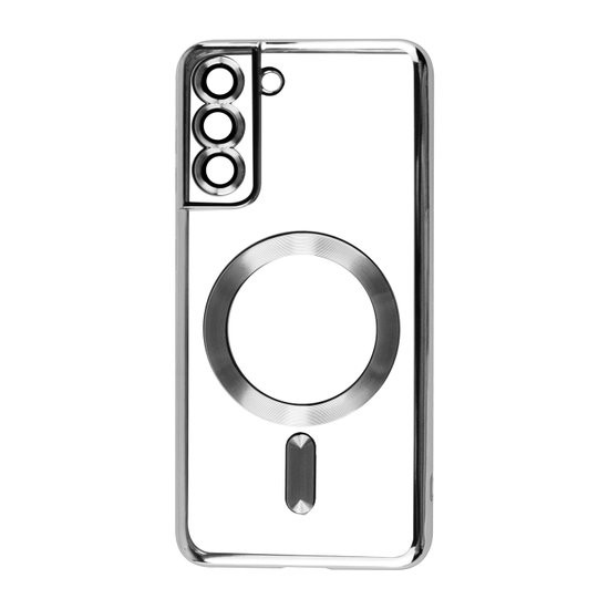Накладка SHINING Camera MagSafe для Samsung S21 (silver)-0