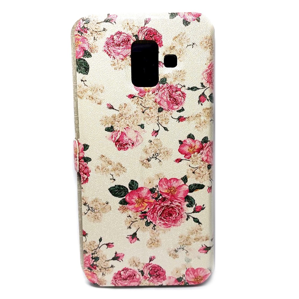 Книжка Modern для Samsung A6 Квіти (1 вікно)-1