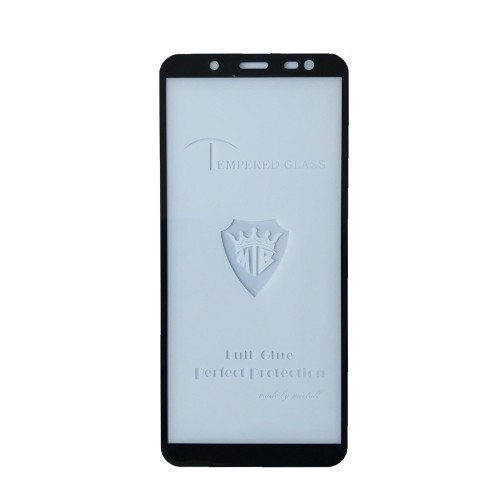 Захисне скло Full Glue для Samsung A6 / J6 2018 black-0