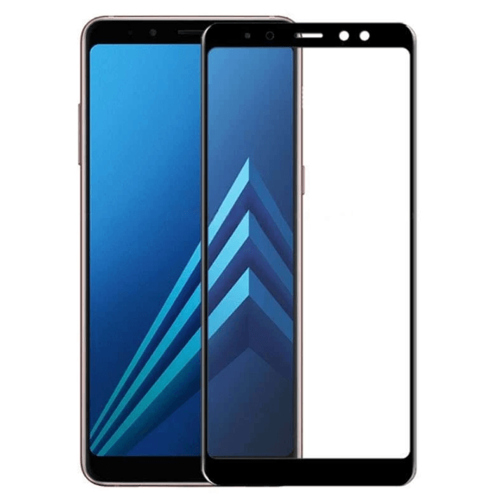 Захисне скло Silk Screen для SAMSUNG A6 (2018) black-0