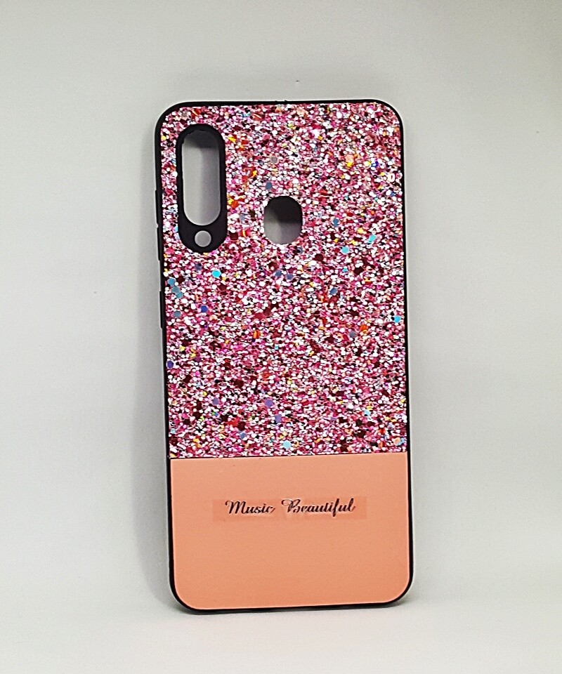 Чохол Music beautiful для Samsung A60 рожевий-0